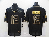 Nike Packers 12 Aaron Rodgers Black Gold 2020 Salute To Service Limited Jersey Dzhi,baseball caps,new era cap wholesale,wholesale hats
